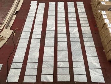 12*24 Carrara Marble, Gray marble, natural marble, for wall, OL textured finished, 3D fluted marble, natural stone, genuine marble, real marble